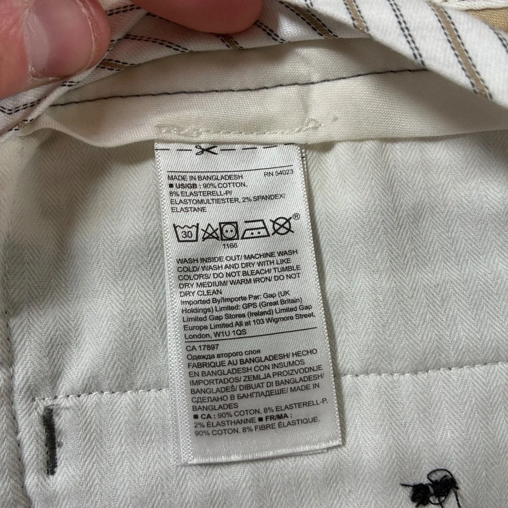 NEW Banana Republic Rapid Movement Chino Pants 36x30 Gray Fulton Skinny